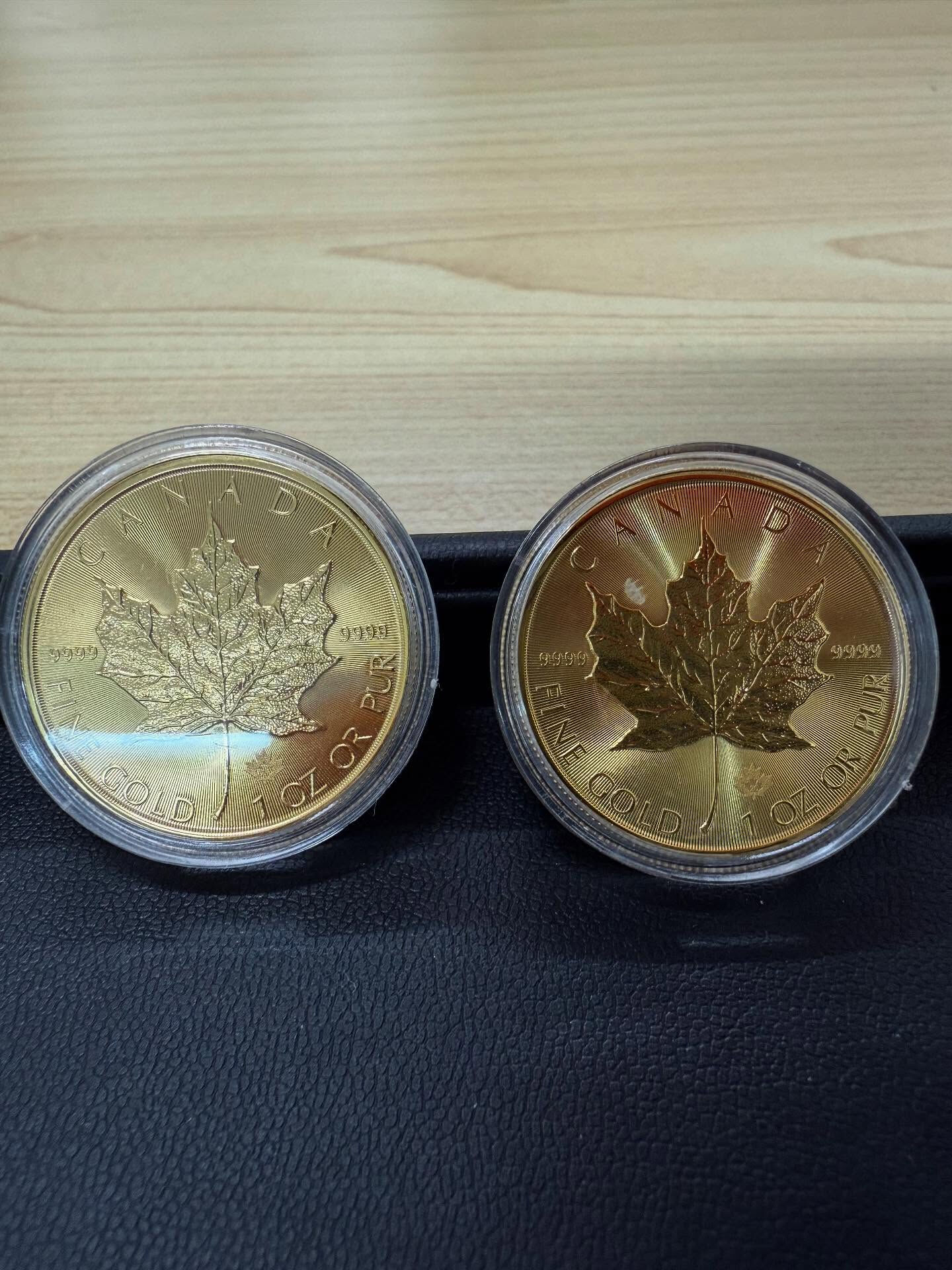 【買取】　メープル金貨・記念硬貨