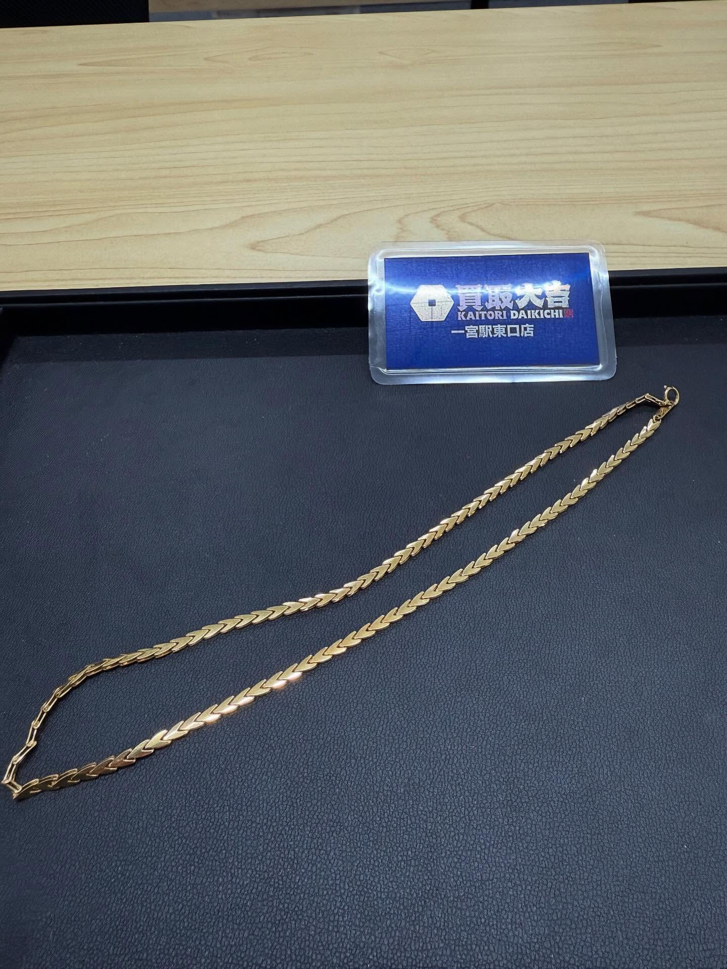 【買取】　K18ネックレス・商品券・古銭